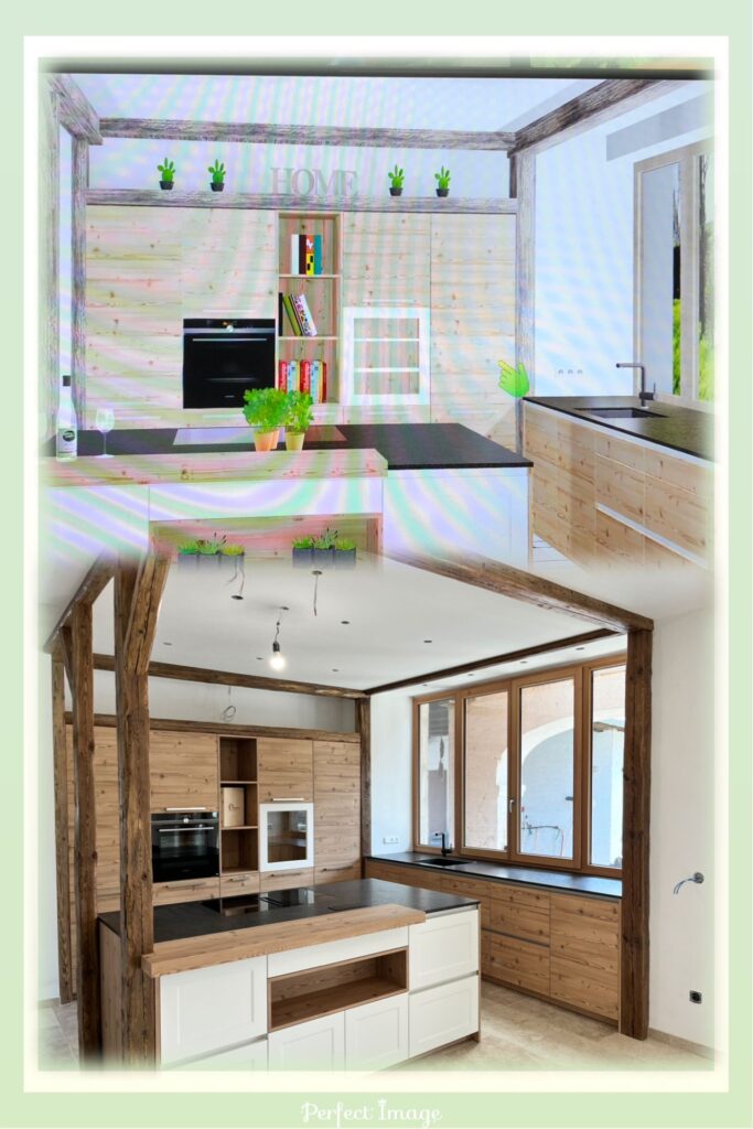 3D Plan und Endergebnis